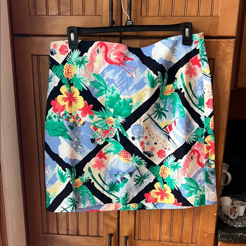 Tropical Print Women's Skirt